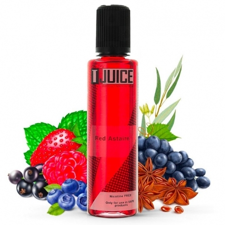 Red Astaire - Fruits rouges - Raisin - Eucalyptus - Anis - Menthe - 50/50 - 50ml - T Juice