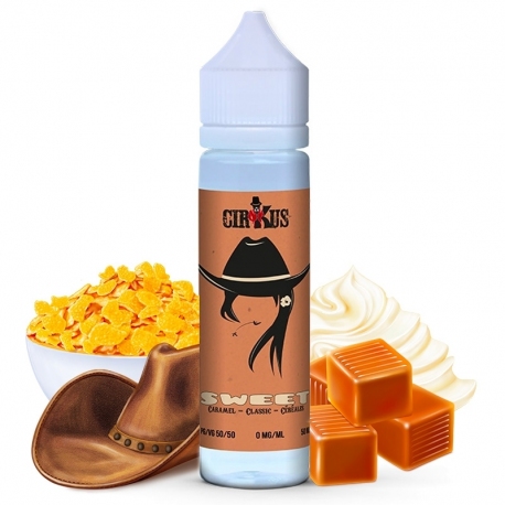 Sweet Classic - Tabac classic - Céréale - Caramel - 50/50 - 50ml - Cirkus