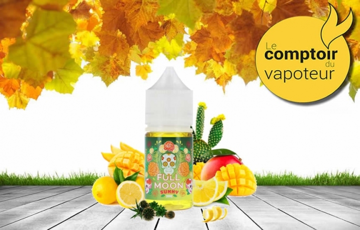 Concentré Sunny - Mangue - Citron - Cactus - Frais - 30ml - Full Moon - le comptoir du vapoteur