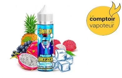 Frozen Breezer - Fruits du dragon - Litchi - Raisin - Ananas - Frais - 50/50 - 50ml - Saiyen Vapors