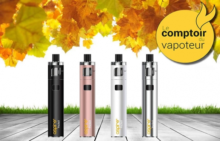 Kit PockeX Aio - Aspire - le comptoir du vapoteur