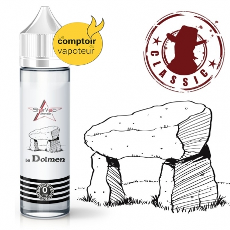 Le Dolmen - Tabac Classic - 50/50 - 50ml - 0mg - le comptoir du vapoteur