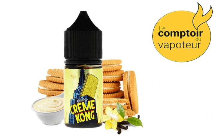 Concentré Crème Kong Custard - Crème - Vanille - Biscuit - 30ml - Joe's Juice - le comptoir du vapoteur