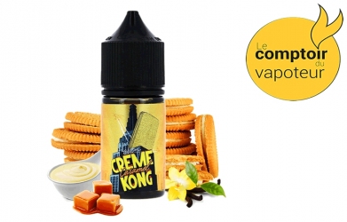 Concentré Crème Kong Caramel - Crème - Vanille - Caramel - Biscuit - 30ml - Joe's Juice - le comptoir du vapoteur