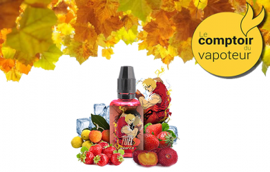 Concentré Uraken - Fraise - Arbouse - Frais - 30ml - Fighter Fuel - le comptoir du vapoteur