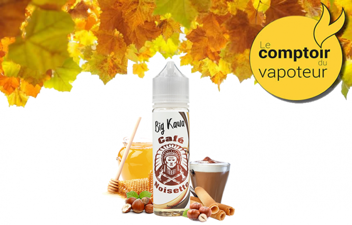 Big Kawa 2 - Café - Noisette - Gaufrette - 50/50 - 50ml - O'J Lab - le comptoir du vapoteur