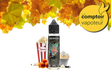 Opali - Crème - Vanille - Pop Corn - Caramel - 40/60 - 50ml - E.Tasty - le comptoir du vapoteur