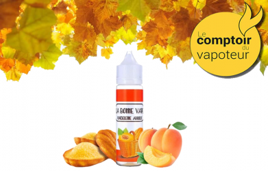 Madeleine Abricot - Gâteau - Abricot - 40/60 - 50ml - La Bonne Vape - le comptoir du vapoteur