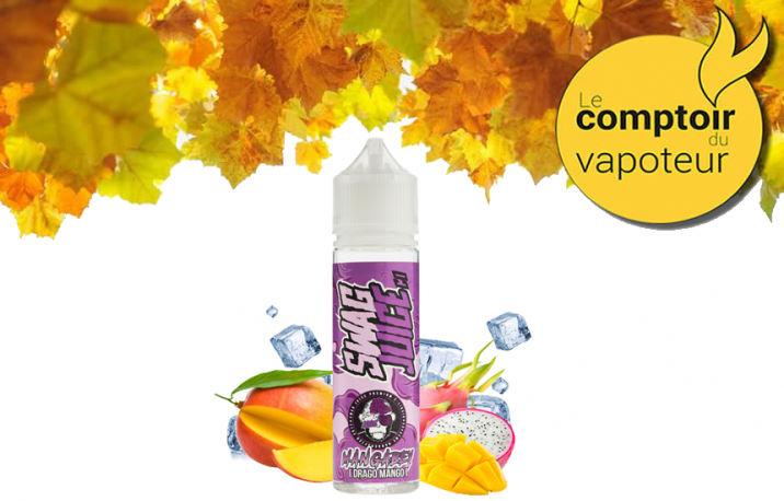 Mangabey - Fruits du dragon - Mangue - Frais - 50/50 - 50ml - Swag Juice - le comptoir du vapoteur