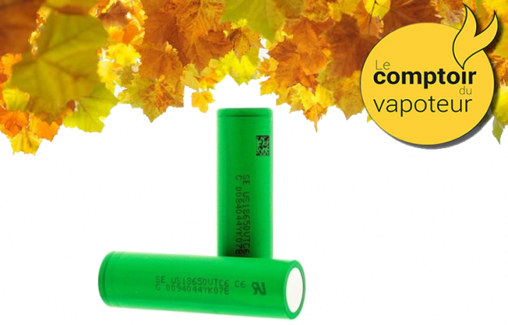 Accu 18650 VTC6 3000mAh - Sony - le comptoir du vapoteur