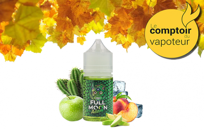 Concentré Adam - Pêche - Pomme - Cactus - Frais - 30ml - Full Moon - le comptoir du vapoteur