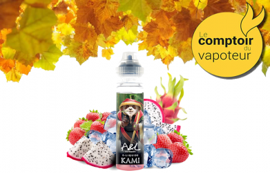 Kami - Fruits du dragon - Fraise - Frais - 50/50 - 50ml - A&L - le comptoir du vapoteur