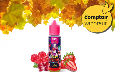 Yumi - Framboise - Fraise - Cranberry - 50/50 - 50ml - Swoke - le comptoir du vapoteur