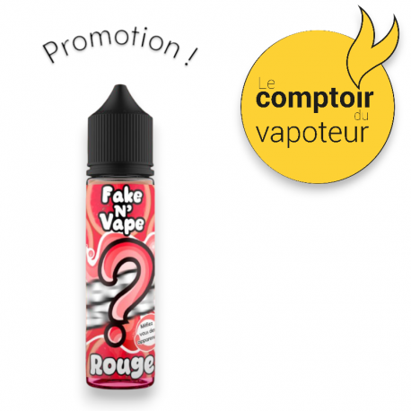 Fake N Vape - Rouge - Grenade - Fruits Rouges - 50/50 - 50ml le comptoir du vapoteur