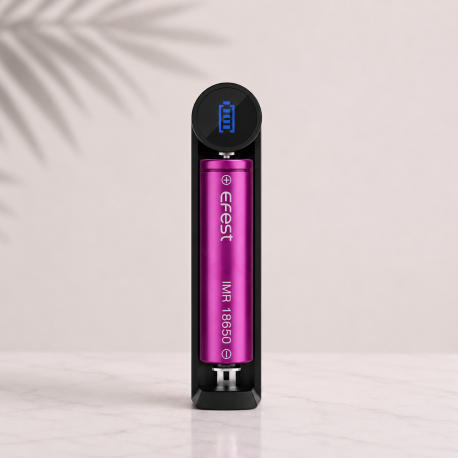 Chargeur Slim K1 - Efest - le comptoir du vapoteur