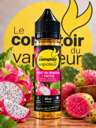 FRUIT du DRAGON / CACTUS - en 60ml -  "Le Comptoir du Vapoteur"